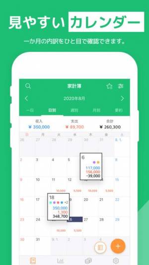 Appliv 家計簿 らくな家計簿 簡単 人気の家計簿 かけいぼ