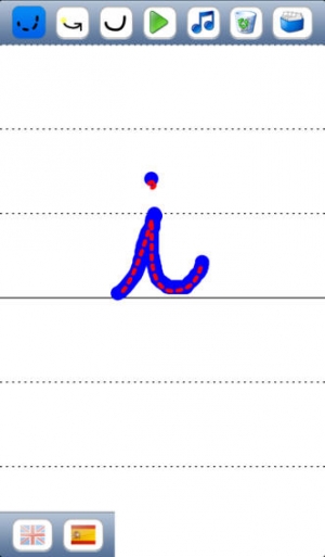 すぐわかる 子供のためのベ 英語とスペイン語の音で大文字と小文字のアルファベットの筆記体文字を書くことを学ぶ Appliv