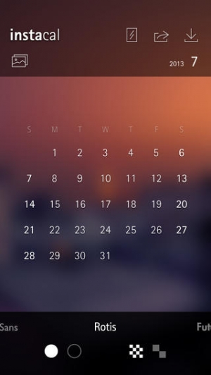 instacal calendar