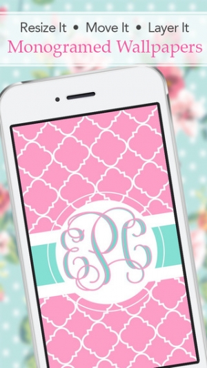 すぐわかる Stencil Monogram Wallpaper Backgrounds Fashion Skins Themes Appliv