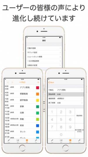 シンプルに時間管理 タイマーで集中して行動記録 目標達成 勉強時間の管理計画をして習慣化しよう のスクリーンショット 5枚目 Iphoneアプリ Appliv