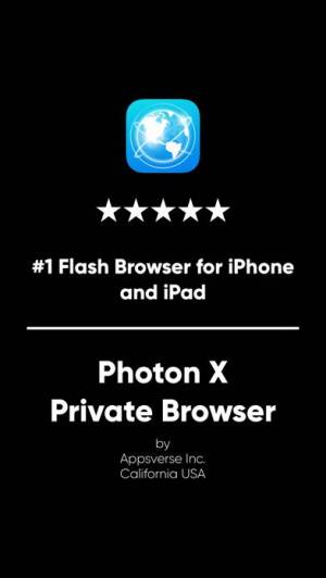 すぐわかる Photon X Flash Player Browser Appliv