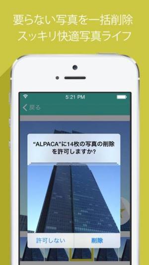 Appliv Alpaca アルパカとカメラロールの画像を削除してアルバムを容量よく整理整頓