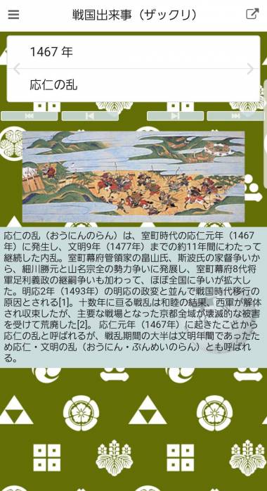 すぐわかる 戦国モノをまるっと集約 戦国cast Appliv