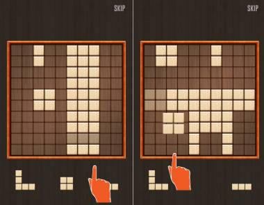 Appliv 木製ブロックパズルゲーム Wooden Puzzle