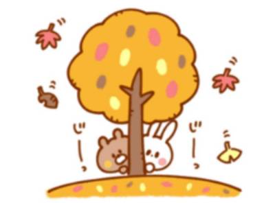 秋の紅葉lineスタンプ3選 山に行って景色を堪能したくなる Appliv Topics