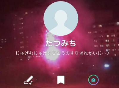 LINEのプロフィール背景を動画にする方法、音声は全画面表示で流れる 