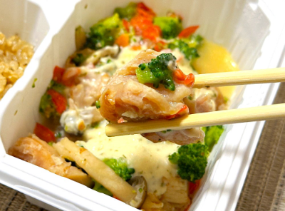 鶏肉のロースト クリームソースセット