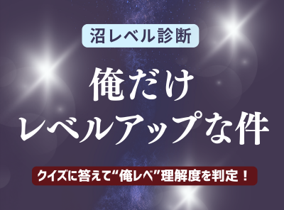 俺だけレベルアップな件 俺レベ クイズ