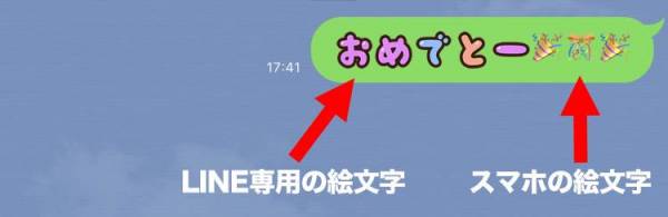 スマホに入っている絵文字