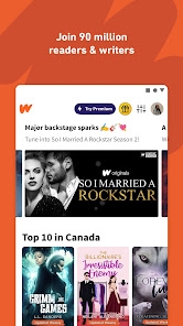 「Wattpad - Read & Write Stories」のスクリーンショット 2枚目