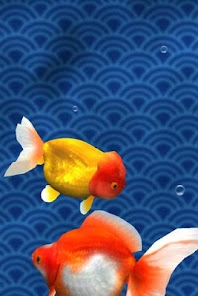 「金魚 Gold Fish 3D ライブ壁紙」のスクリーンショット 1枚目