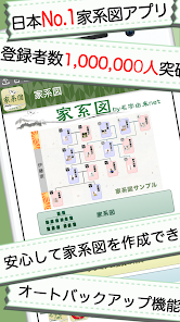 「家系図アプリ by 名字由来net 戦国江戸時代とつながる」のスクリーンショット 1枚目