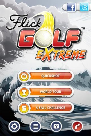 「Flick Golf Extreme!」のスクリーンショット 1枚目