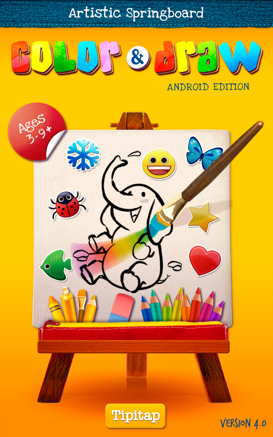 「Color & Draw for kids」のスクリーンショット 1枚目
