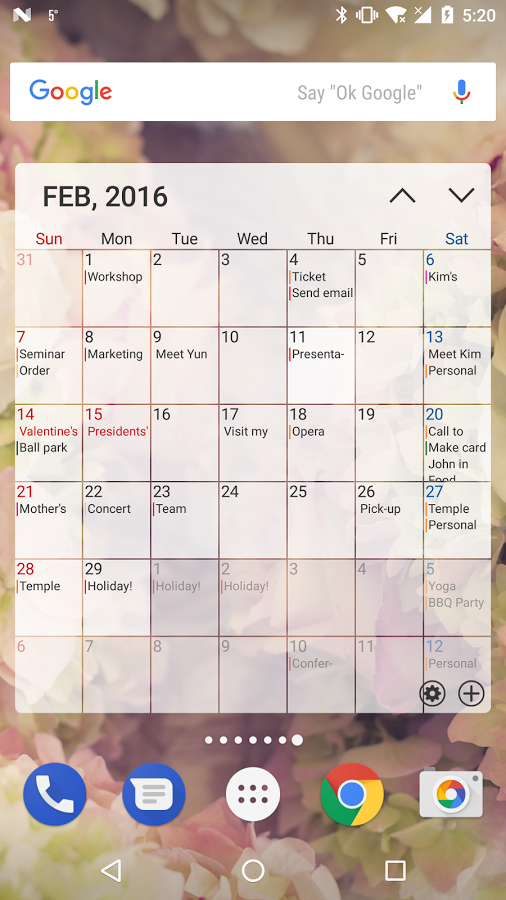 「AA Calendar (+ メモ&記念日管理)」のスクリーンショット 2枚目