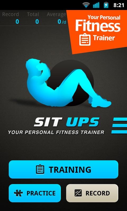 「Sit Ups Workout」のスクリーンショット 1枚目