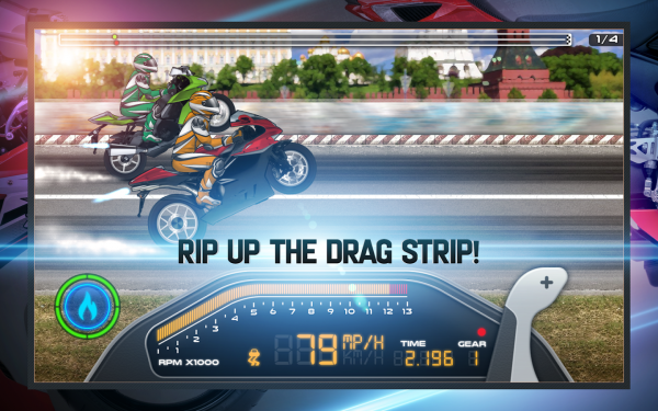 「Drag Racing: Bike Edition」のスクリーンショット 2枚目