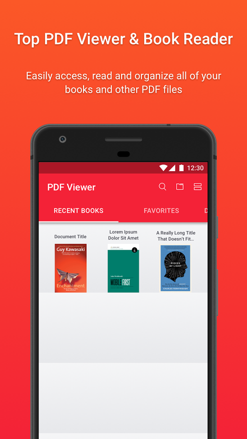 「PDF Viewer &amp; eBooks Reader」のスクリーンショット 1枚目