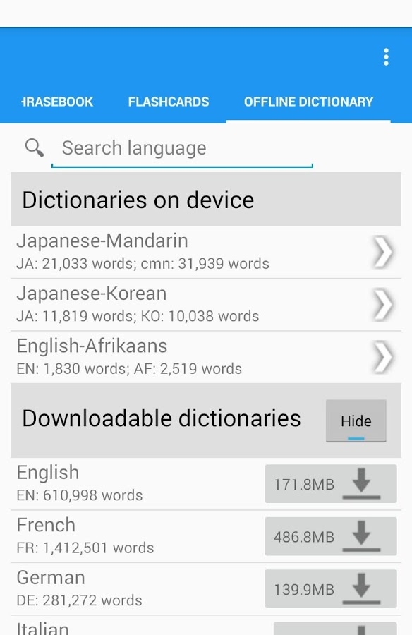 「Chinese Translator/Dictionary」のスクリーンショット 2枚目