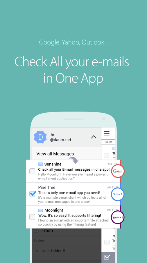 「Solメール(SolMail)-すべてのメールをこのアプリで」のスクリーンショット 2枚目