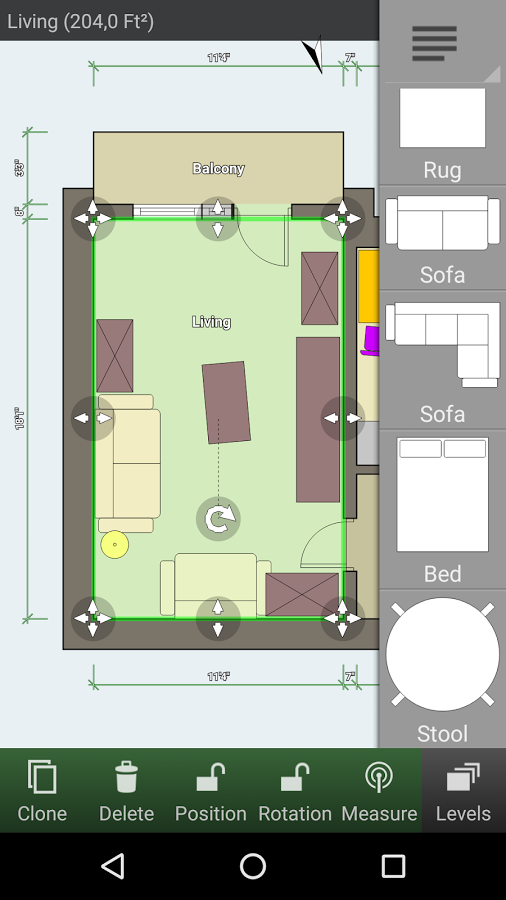 「Floor Plan Creator」のスクリーンショット 2枚目