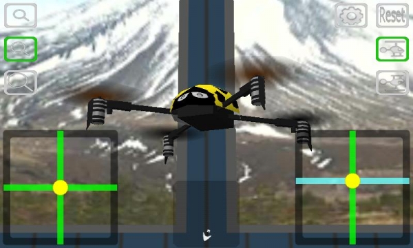 「インドア ヘリコプター シミュレータ 3D Free」のスクリーンショット 3枚目