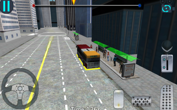 「市内バス運転3Dシミュレータ」のスクリーンショット 2枚目