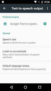 「Speech Services by Google」のスクリーンショット 1枚目