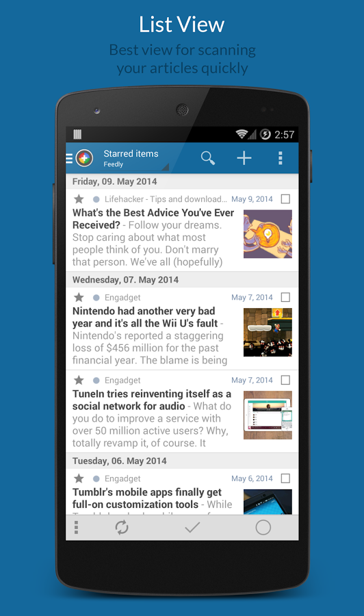 「News+ | Google News RSS Reader」のスクリーンショット 3枚目