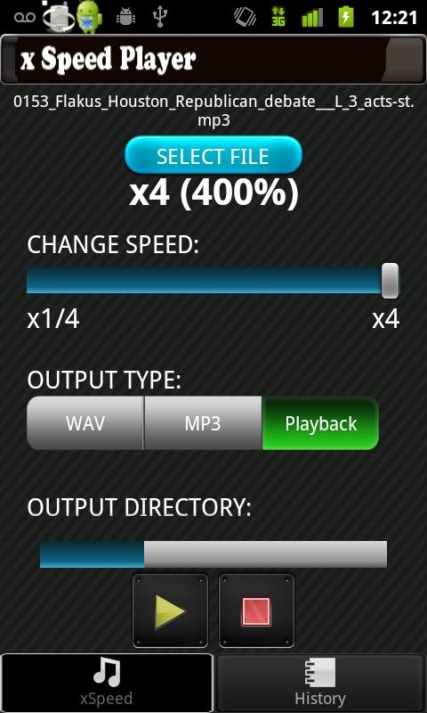 「倍速再生: xSpeedPlayer 語学、音楽の練習に」のスクリーンショット 3枚目
