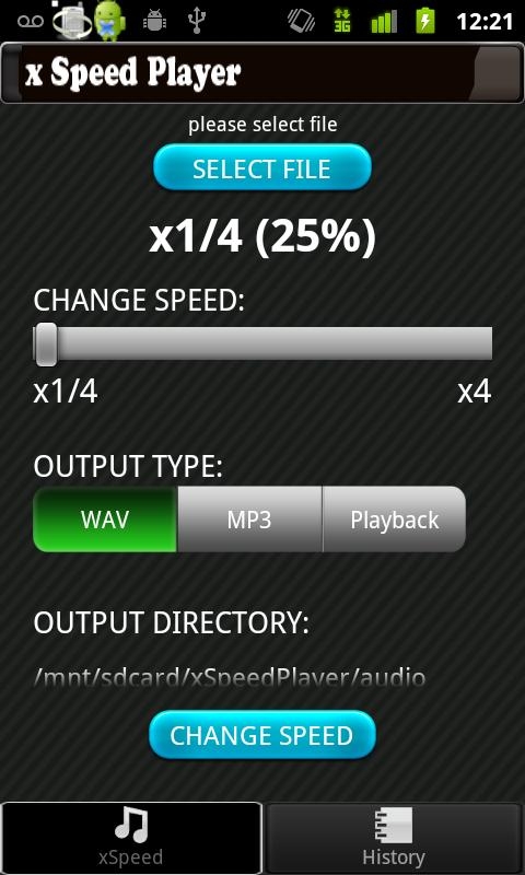 「倍速再生: xSpeedPlayer 語学、音楽の練習に」のスクリーンショット 2枚目