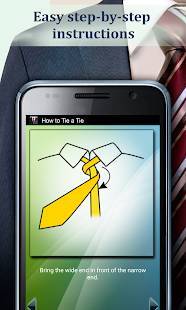 「How to Tie a Tie（ハウトゥータイ・ア・タイ」のスクリーンショット 3枚目