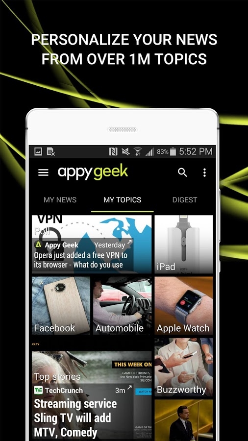 「Appy Geek – Tech news」のスクリーンショット 1枚目