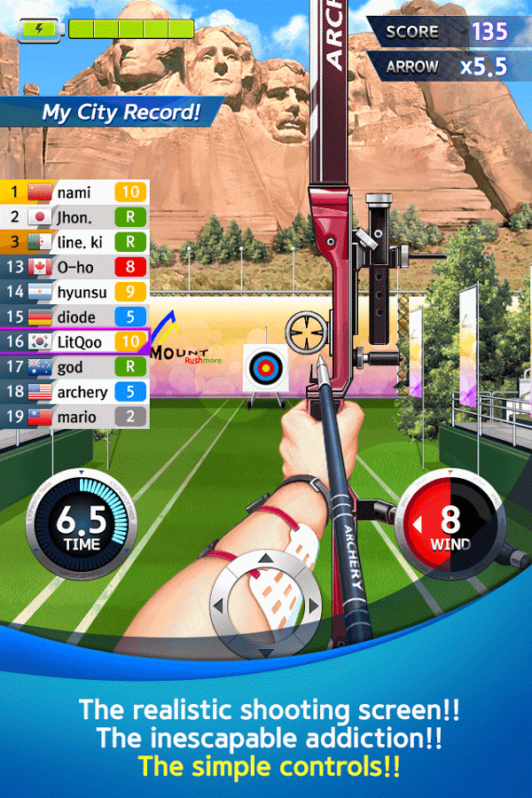 「ArcherWorldCup - Archery game」のスクリーンショット 2枚目