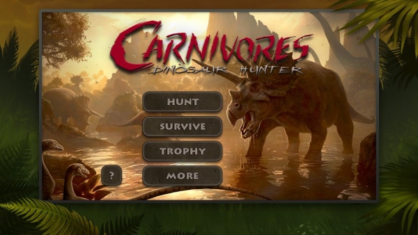 「Carnivores: Dinosaur Hunter HD」のスクリーンショット 1枚目