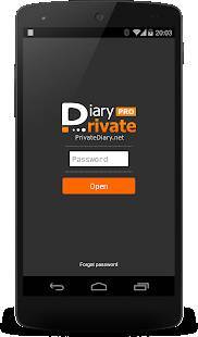 「Private DIARY Pro - Personal journal」のスクリーンショット 1枚目