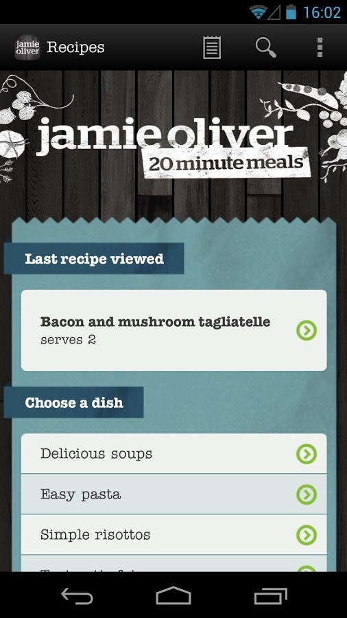 「Jamie's 20 Minute Meals」のスクリーンショット 1枚目