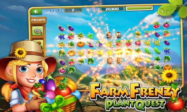 「Farm Mania : Plant Quest」のスクリーンショット 1枚目