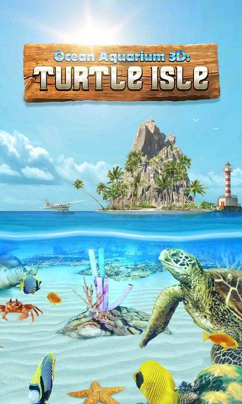 「Ocean Aquarium 3D: Turtle Isle」のスクリーンショット 1枚目