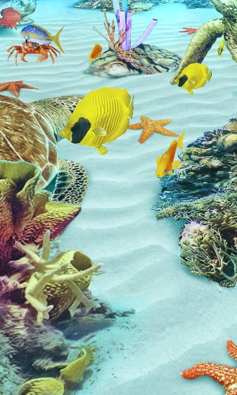 「Ocean Aquarium 3D: Turtle Isle」のスクリーンショット 2枚目
