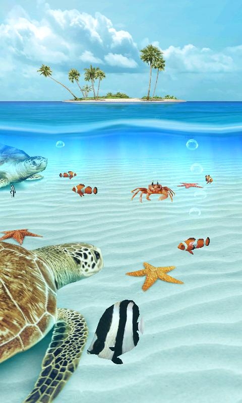 「Ocean Aquarium 3D: Turtle Isle」のスクリーンショット 3枚目
