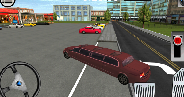 「リムジンの市駐車場3D2 3D parking game」のスクリーンショット 2枚目