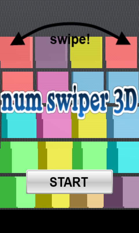「Num Swiper 3D」のスクリーンショット 1枚目