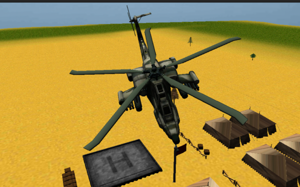 「戦闘ヘリコプター3D飛行」のスクリーンショット 3枚目