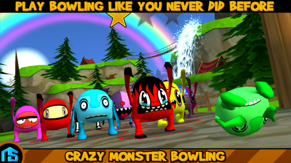 「Crazy Monster Bowling - PRO」のスクリーンショット 1枚目