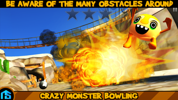 「Crazy Monster Bowling - PRO」のスクリーンショット 2枚目