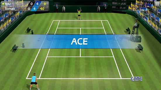 「フリックテニス 3D - Tennis」のスクリーンショット 2枚目