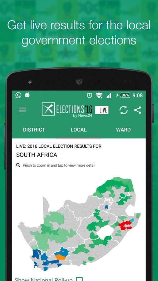 「News24 Elections」のスクリーンショット 1枚目