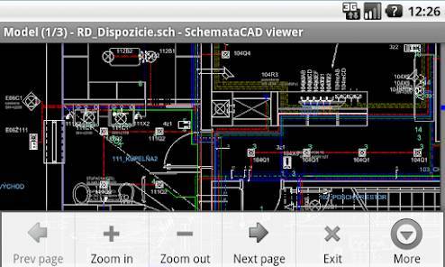 「SchemataCAD viewer DWG/DXF」のスクリーンショット 2枚目
